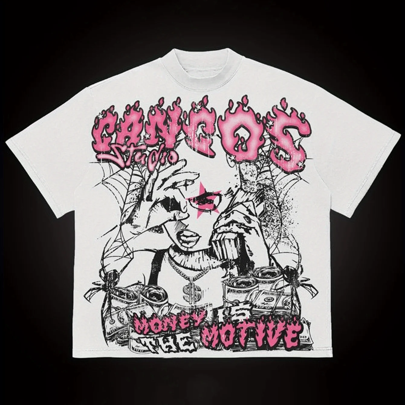 

Женская футболка из чистого хлопка с узором 2000 стилей, дышащая летняя уличная футболка, удобная ретро футболка