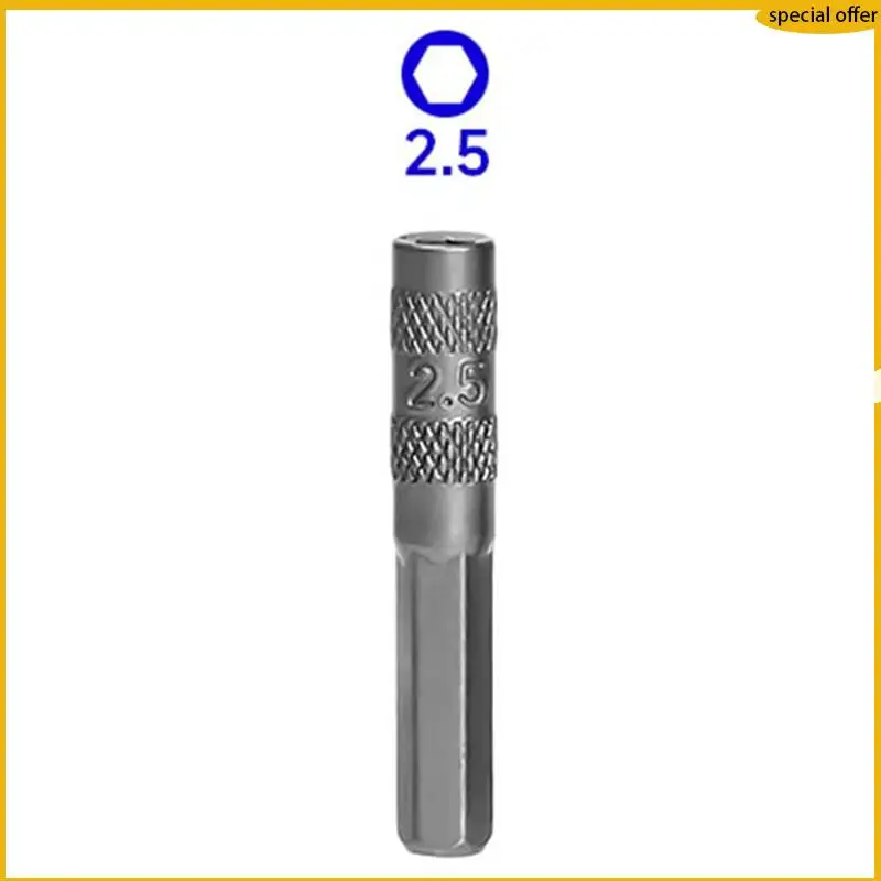 

A50I 2.5Mm-5.5Mm 6 Points Hex Socket H4 Hexagon Shank Nut Driver Part Metric Driver Drill Bit For Car Repairing