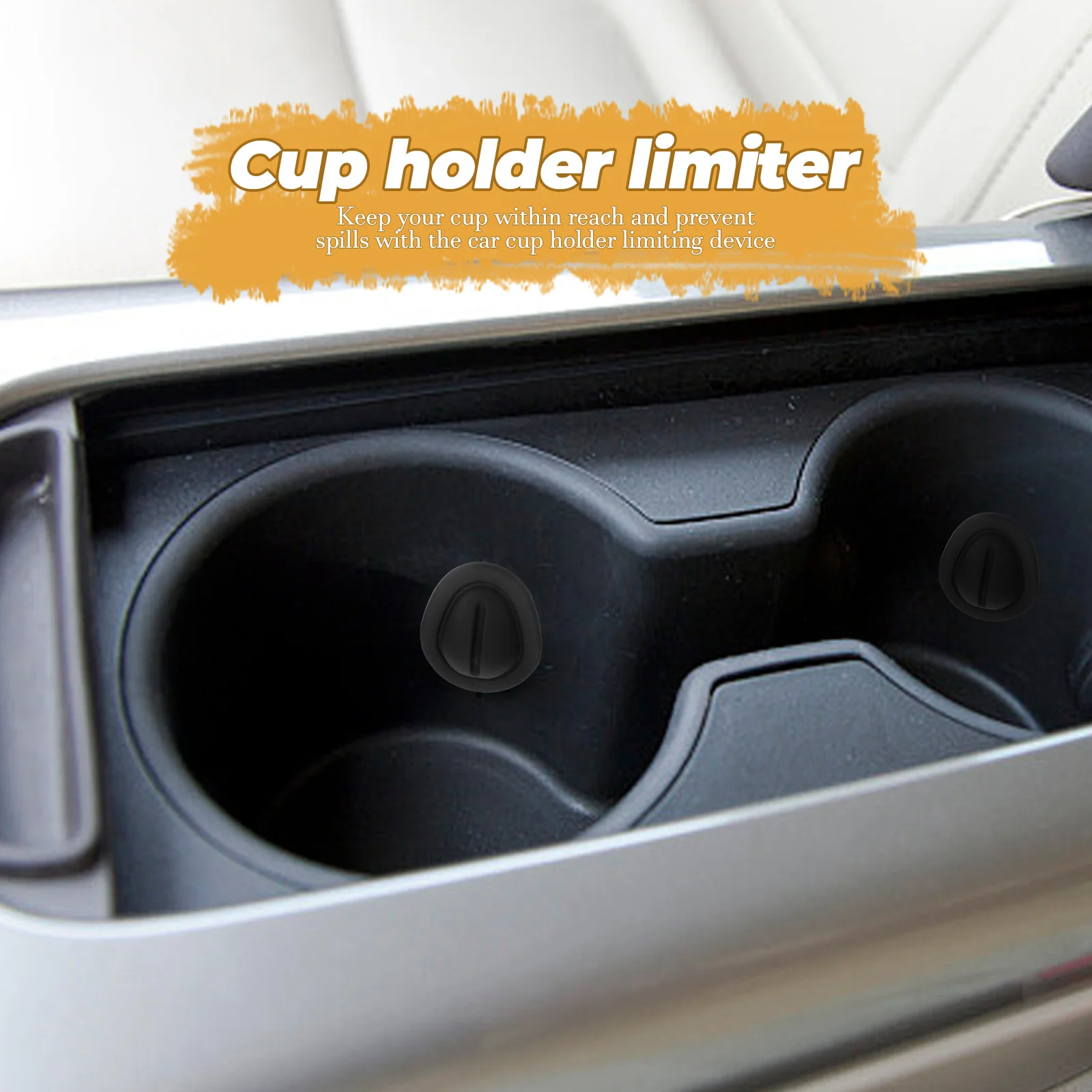 

3pcs Silicone Cup Holder Insert Car Accessories Interior Cup Limiter Universal Fit For Car Console Reusable Non-Slip Drink