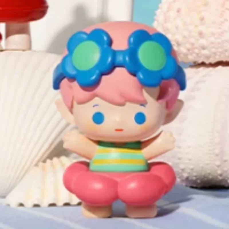 POP MART POP BEAN ISLAND VACATION Series Mini Doll Blind Box Guess Bag Original Toys Doll Cute Anime Figure Ornaments Gift image 3