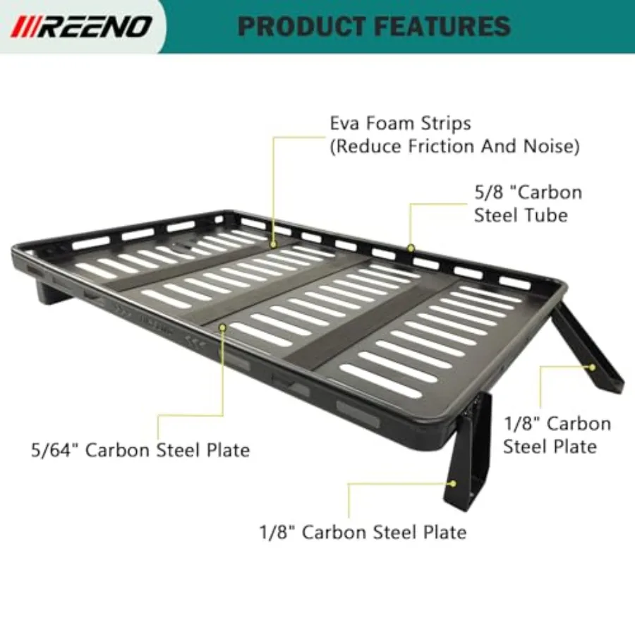 الثقيلة الخلفي حمولة حقيبة السيارة رف سلة ل 19972006 جيب رانجلر TJ دائم تخزين حامل الحقائب مع عدم وجود الحفر Installa #5