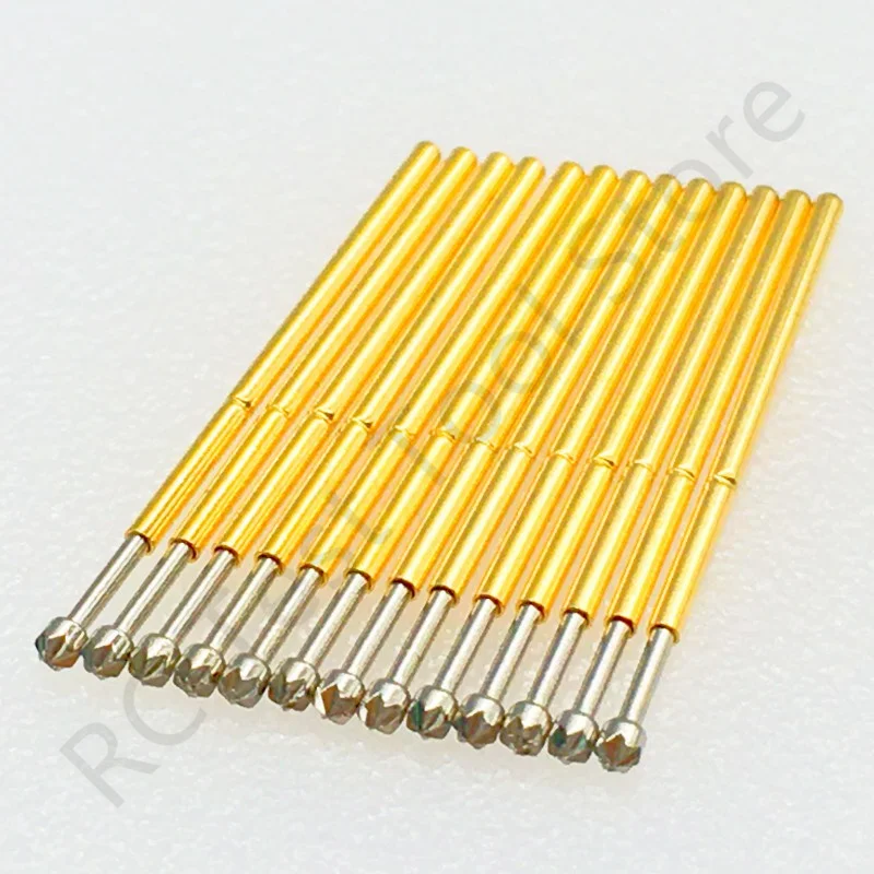 20/100 個 P50-LM2 スプリングテストプローブテストピンポゴピン P50-LM 電気 ICT FCT PCB テストツール 0.90/0.68/16.55 ミリメートルニードルスターチップ