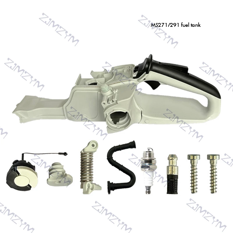 

1 комплект, сменный комплект топливного бака с задней ручкой для моделей бензопилы, подходит для MS291 MS271C и MS261 для простой работы