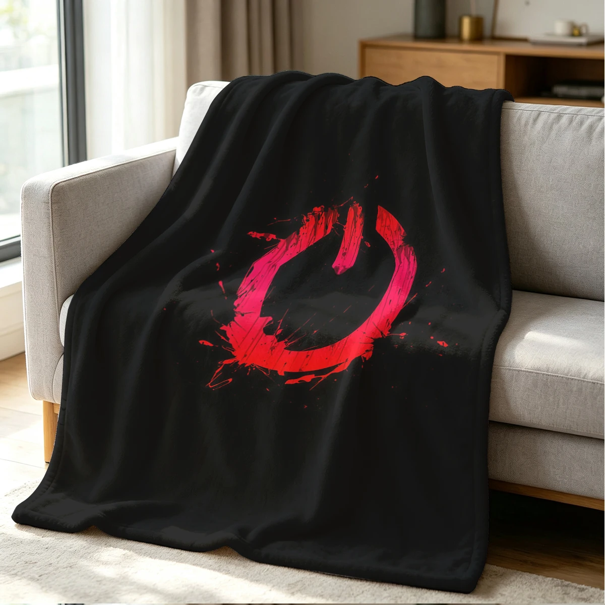 Power Mark Blanket Soft Cozy Throw for Sofa Bed Festive Holiday Decor Gift for Kids and Adults,Lightweight and Warm