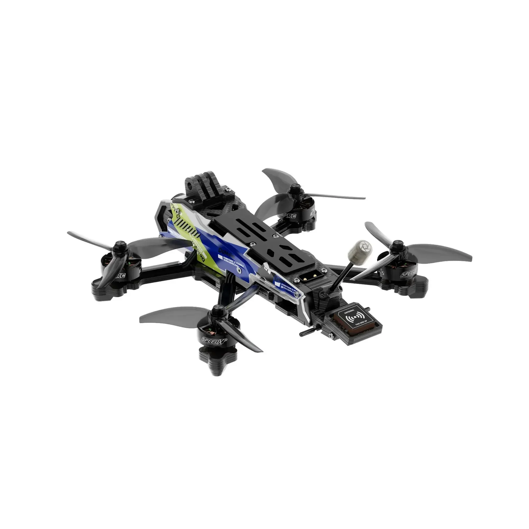 GEPRC طائرة بدون طيار FPV تماثلية FPV ، DoMain4.2 ، جهاز إرسال F722 SE 55A 1W VTX Runcam هاتف X2 3650kv 6S LiPo