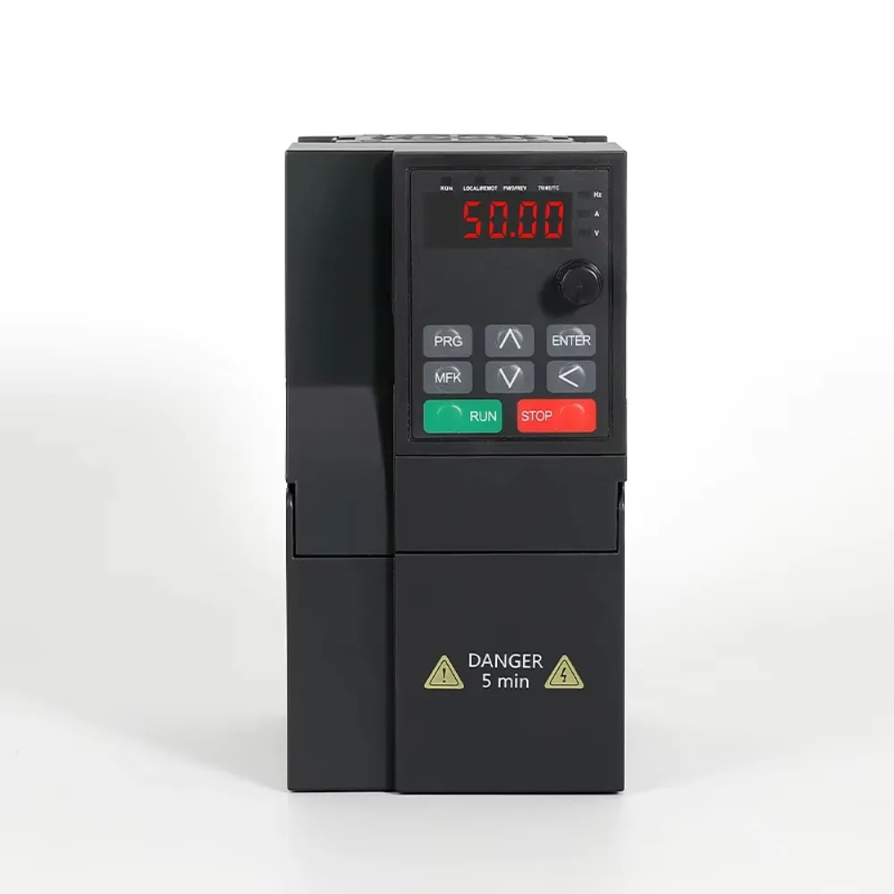 3 Phase 4kW VFD AC Drive, 400V Inverter 50/60Hz, 220V 380V 440V Input, Variable Frequency Controller for Motor Up To 37kW