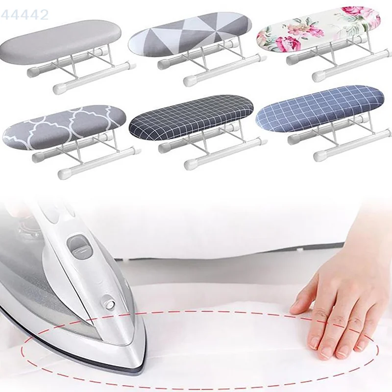 Folding Mini Ironing Board With Folding Legs Portable Household Clothes Ironing Rack Home Supplies Heat Resistant Ironing Cover