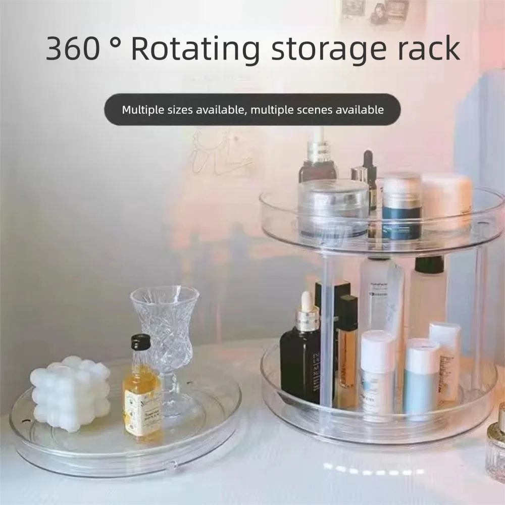 

1/2/3-layer KitchenStorage Rack 360 Rotating Multifunction Spice Seasoning Shelf Large-capacity Turntable Organizer