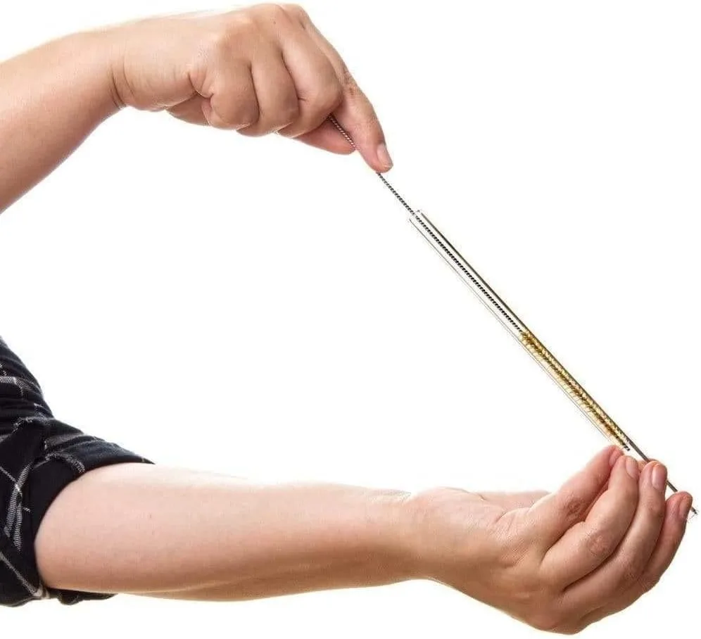 5.5 بوصة منحني الحلو نفخة سميكة الزجاج القش موقد زيتي الأنابيب عالية البورسليكات الزجاج أنابيب القش الزجاجي