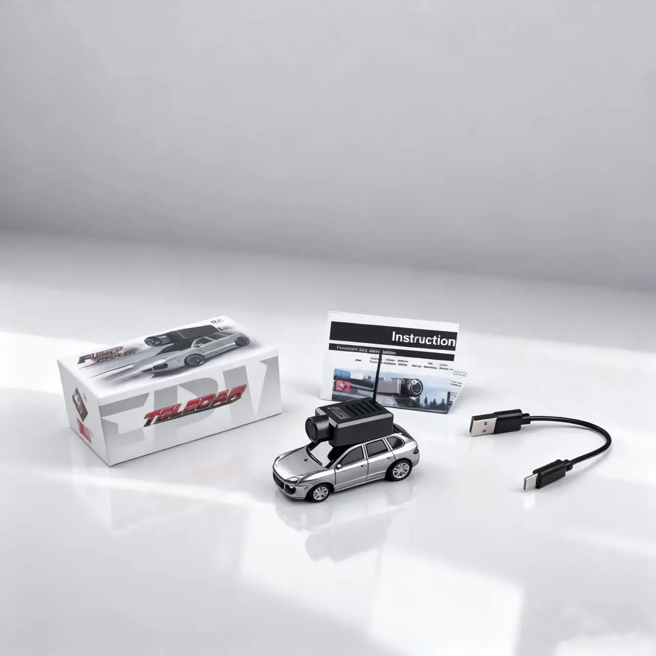 For Toy Kids Gift Mini RC Car First Person View 1:64 Scale With Wifi APP Control 720P FPV Camera 2.4G Remote Control