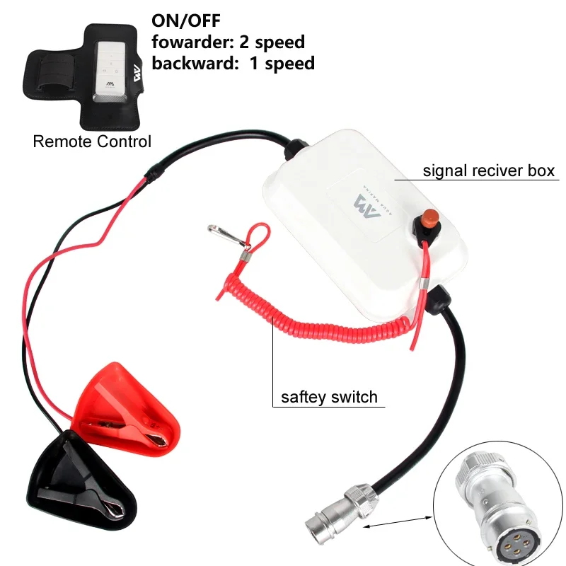 

Power Fin Control Panel Unit Speed Adjust Remote Foward Backward Gear Waterproof AQUA MARINA PF-240 K ACCESSORY