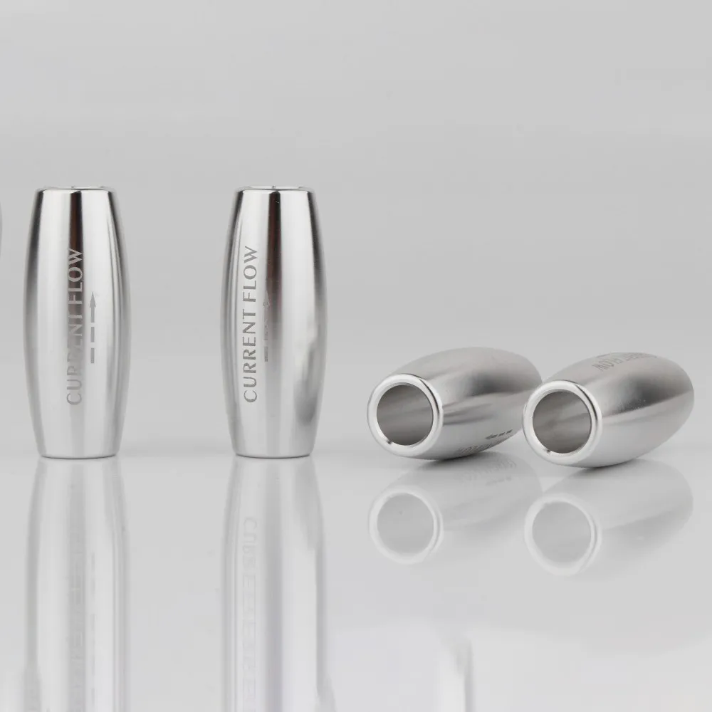 2/4 Stück Stromfluss-Audio-Entstörfilter 9mm HIFI Silber Aluminium Hergestellt Entstörfilter Kabel – Detail 5