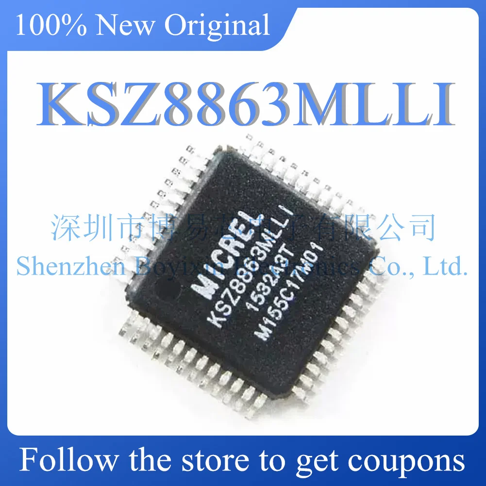 NEW KSZ8863MLLI.Original Product.Package LQFP-48