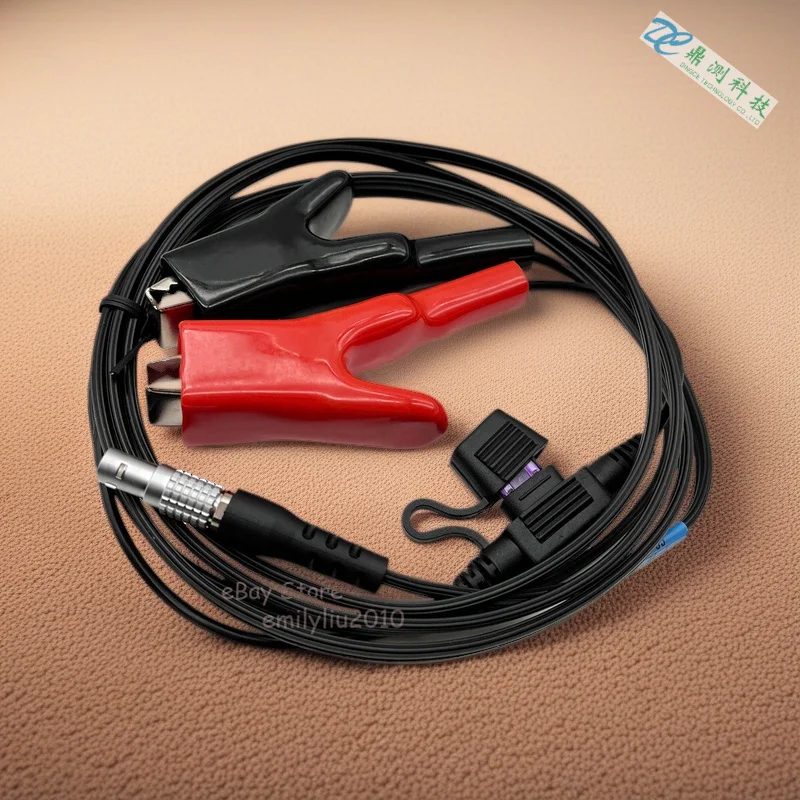 Cable PW-25 Compatible con Hi-target V30 V60 H32 RTK GPS, Cable de Alimentación Externo para Batería
