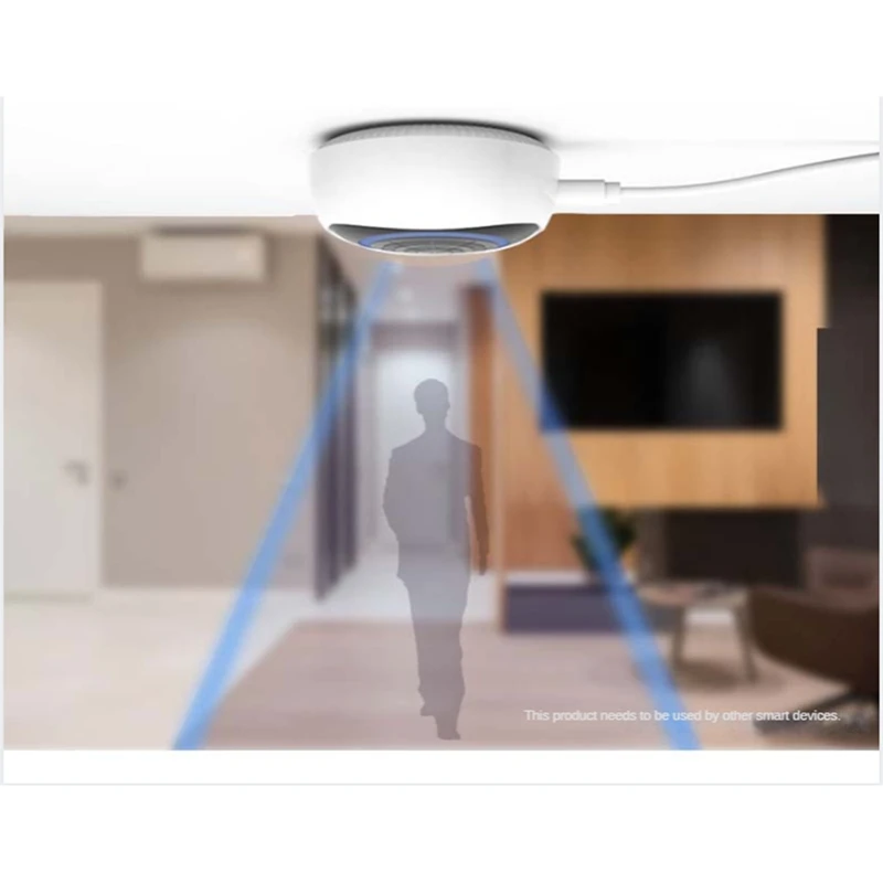 مستشعر ضغط بشري بموجات Zigbee ، مستشعر متعدد الوظائف لرسومات الجرافيتي ، مستشعر ضغط بشري ذكي 72x72x42 ، رادار