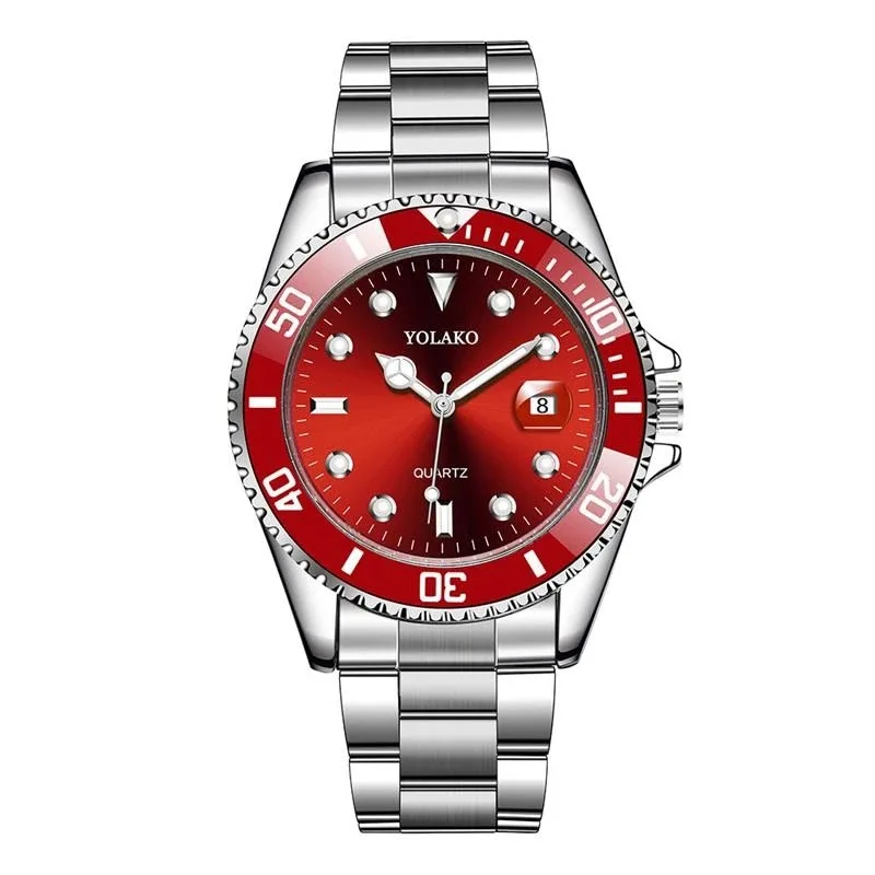 Fashion Watch Casual Clock Montre Homme Business Men Quartz Watch Calendar Green Water Wok Ghost Sport Men Wristwatch image 6