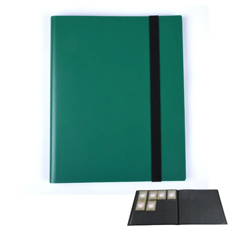 Premium multi-pocket trading card binder - biedt plaats aan 160/360/480 kaarten - duurzame PP-hoes - ideaal voor basketbal-, voetbal- en sportkaarten