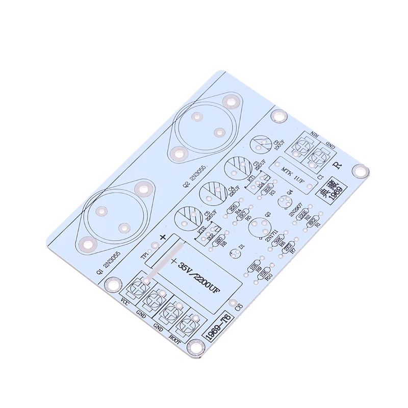 Classic Hood 1969 Circuit Board Two Channel HiFi Class A Power Amplifier PCB Board DIY Stereo Speaker Kit