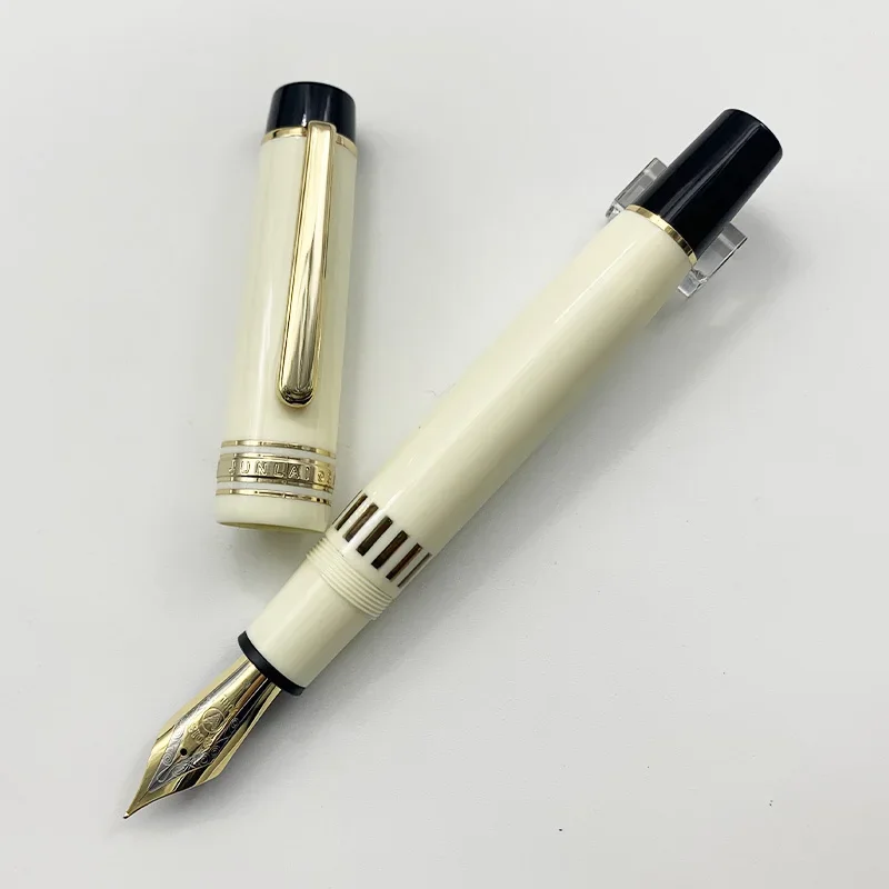 

WingSung/JUNLAI, большая перьевая ручка с полимерным поршнем 930, N0,9 Iraurita F/M/B, наконечник с золотым/серебряным зажимом, подарочная ручка для деловых студентов