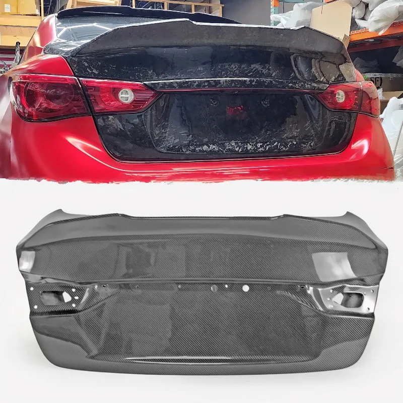 

For INFINITI Q50 Carbon Fiber Trunk High Quality Carbon Fiber Q50 PSM Rear Trunk Q50 Carbon
