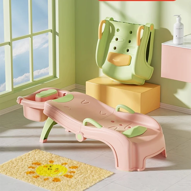 

Детский шампунь с откидной спинкой, детское мытье волос Wonder, складной дизайн с откидной спинкой, настольная головка, спа, японская мебель для парикмахерского салона