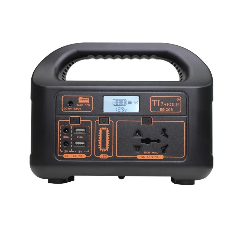 150W 76.8Wh Mini Portable Power Station Emergency Backup Battery with Handle for Outdoor Camping Travel