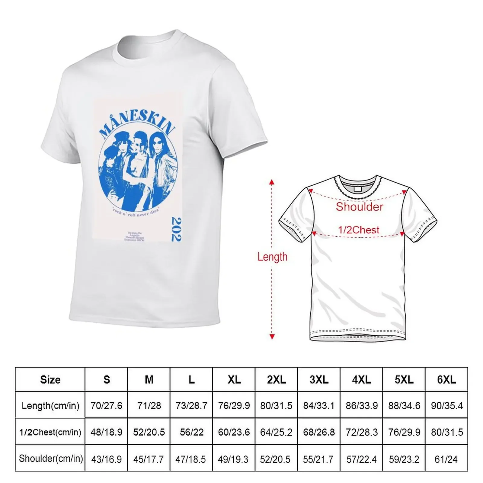 maneskin T-Shirt plus size clothes vintage clothes boys animal print workout shirts for men