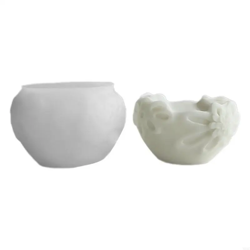 

Y08C Silicone Soap Molds Flower Mould Hydrangea Shaped Silicone Crafts Moulds