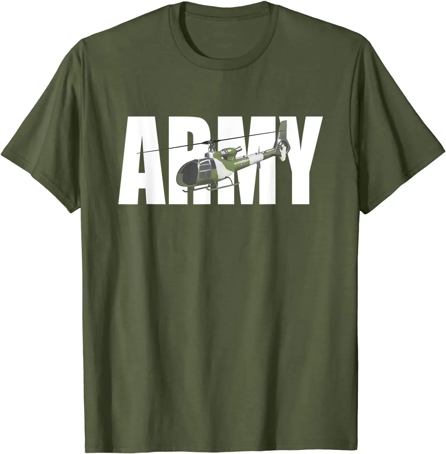 British Army Combat Helicopter T-Shirt 100% Cotton O-Neck Summer Short Sleeve Casual Mens T-shirt Size S-3XL