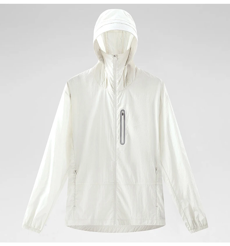 LNGXO Damen- und Herrenjacke, wasserdicht, UV-Schutz, Windjacke, Camping, Klettern, Trekking, Wanderjacke, Unisex, schnell trocknend, Sonnenschutzmantel – Detail 16