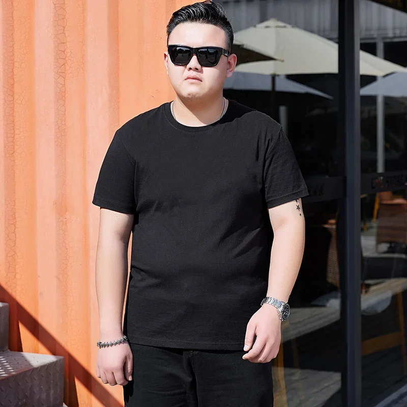 Big Size Oversized T Shirt Men 6xl-12xl/120-190kg Summer Loose Short Sleeve O-neck Tops Plus Size Tees Harajuku Shirt تي شيرتات