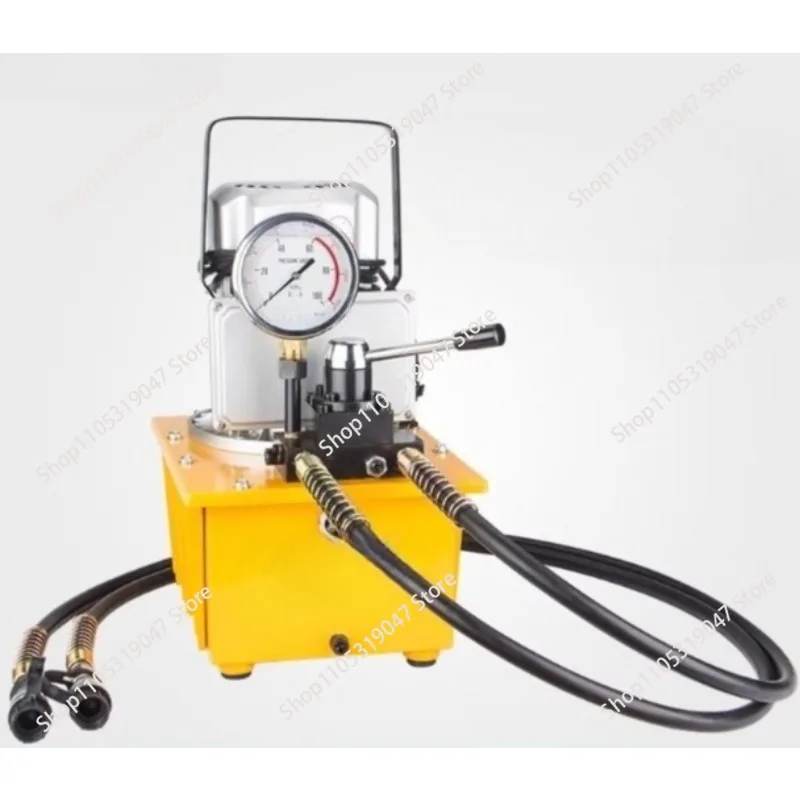 750W high power Hydraulic oil pump Hand lever Solenoid valve Dual circuit Electric pump Hydraulic press