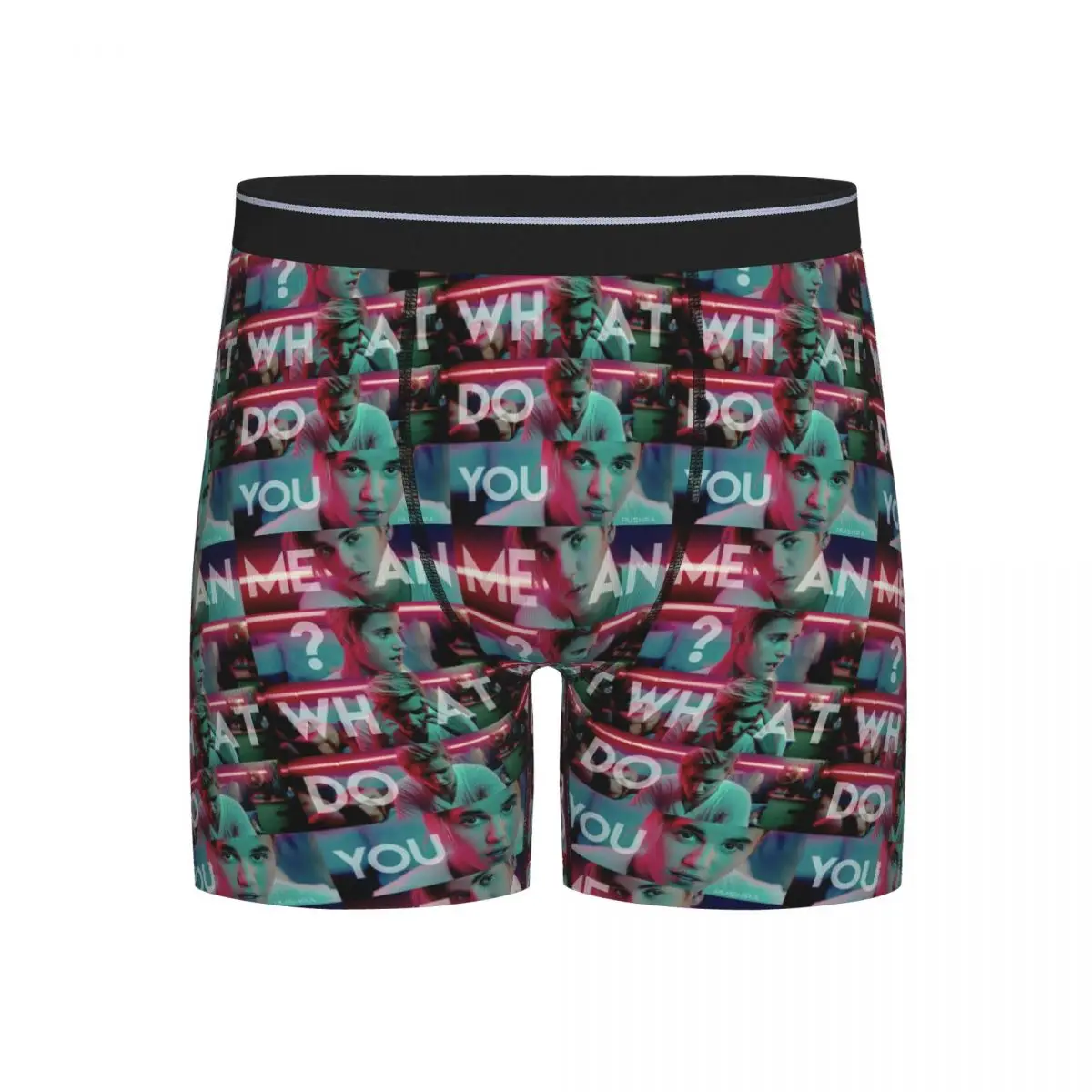

Long Boxer Underpants Shorts Justin Bieber What Do You Mean Panties Male Comfortable Underwear for Homme Man Boyfriend Gift