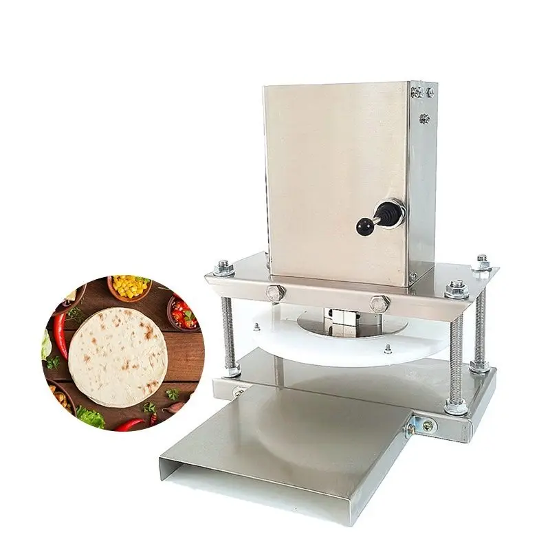 

Electric Pizza Dough Sheet Pressing Machine 22Cm Wheat Flour Dough Sheeter Machine Grab Cake Making Machine Tortilla Maker