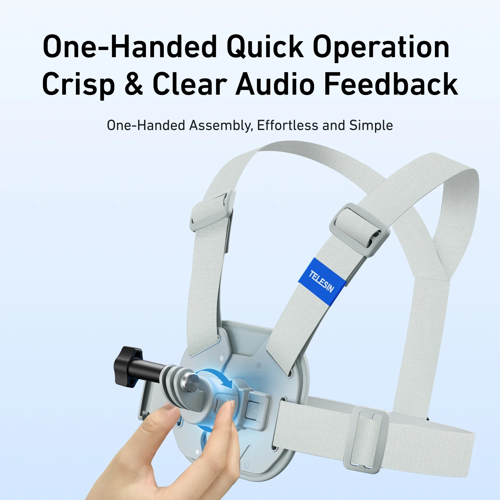 Быстросъемное нагрудное крепление TELESIN для Gopro Hero 13 12 11 10 9 8 DJI OSMO Action 5 Pro 4 3 Insta360 X5 X4 ACE Pro Аксессуар