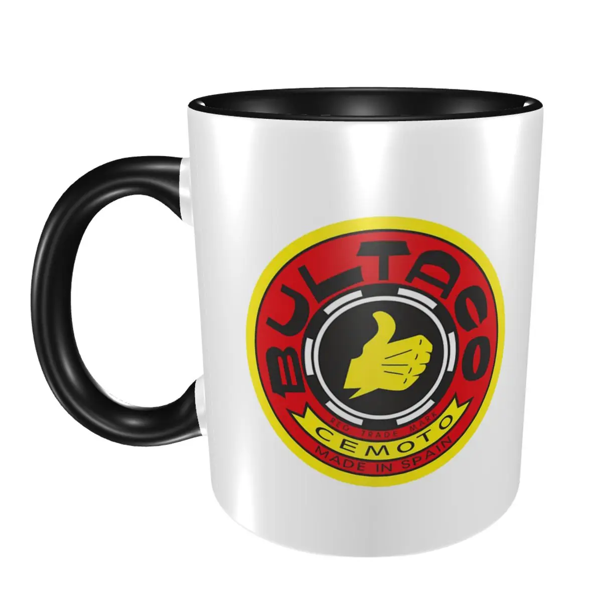 

Кружка для мотоциклов Bultaco, забавные керамические кофейные чашки, кружки для чая, чашка для молока, посуда для напитков, подарок для друзей