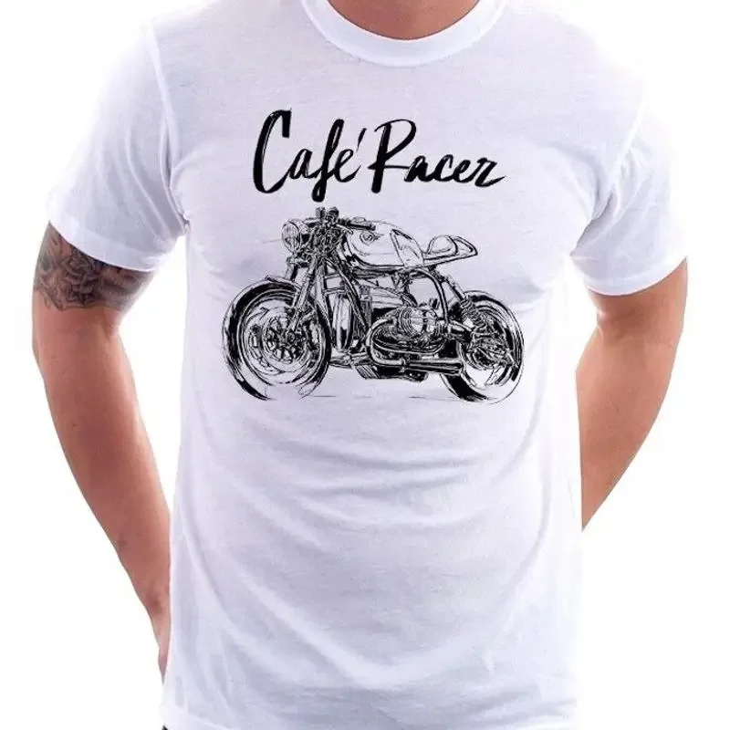 Boxer airhead Cafe Racer rt1200 motorbike r80 adventure white t shirt FN9169