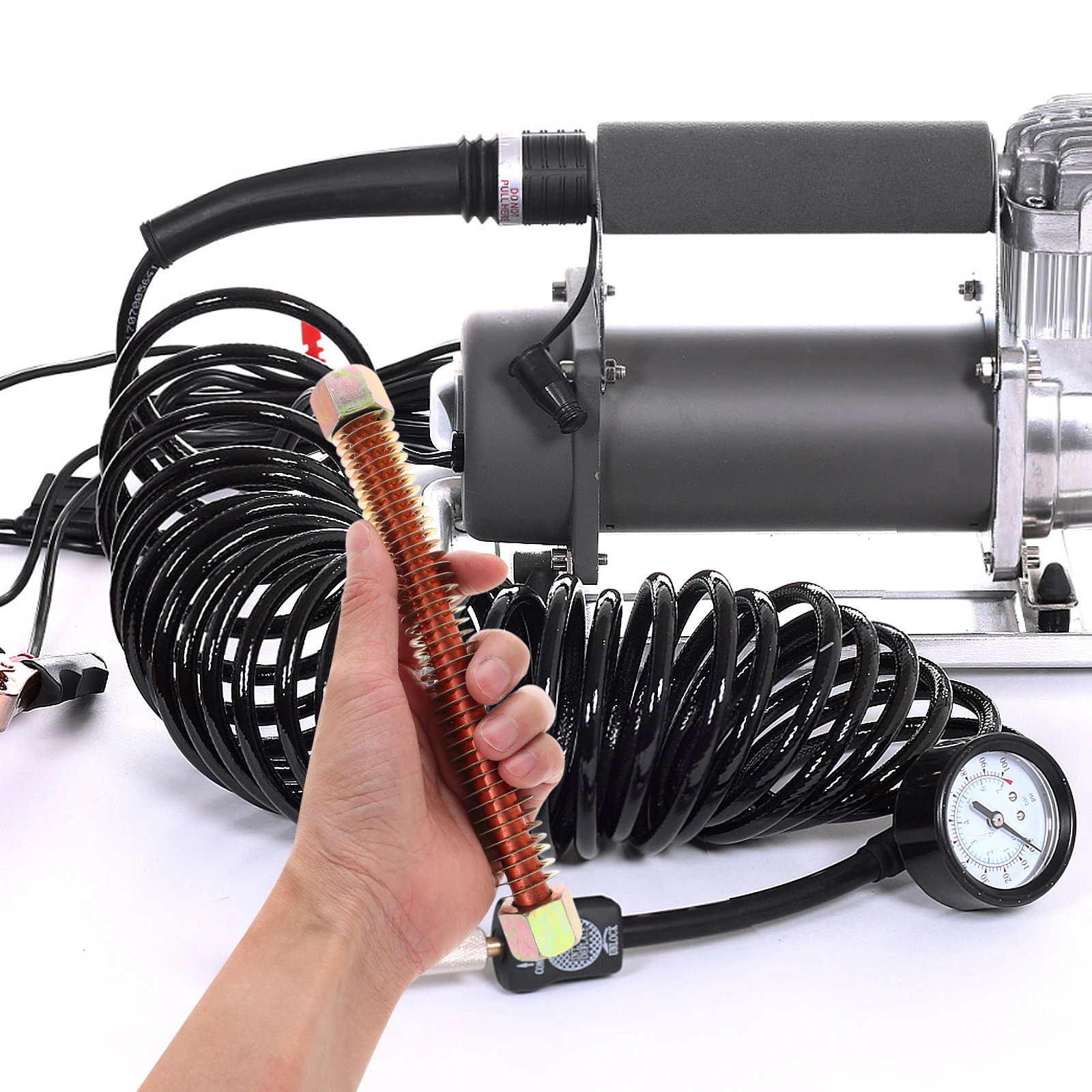 

Air Compressor Accessories Hose Pipe Exhaust Tube Outlet Pneumatic Spare Parts Aluminum Car Transfer