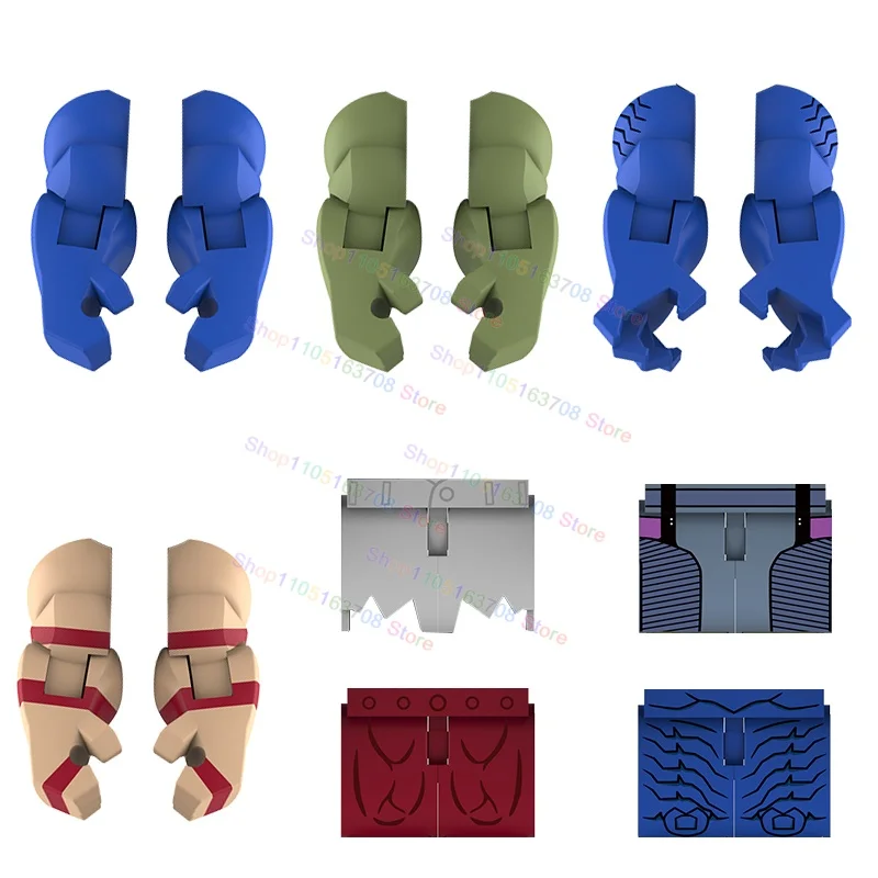 

New Movable Model Mini Bricks Lizard Rhino Abomination Assemble Action Figures Puzzle Kids Toy Building Blocks Gifts AF356