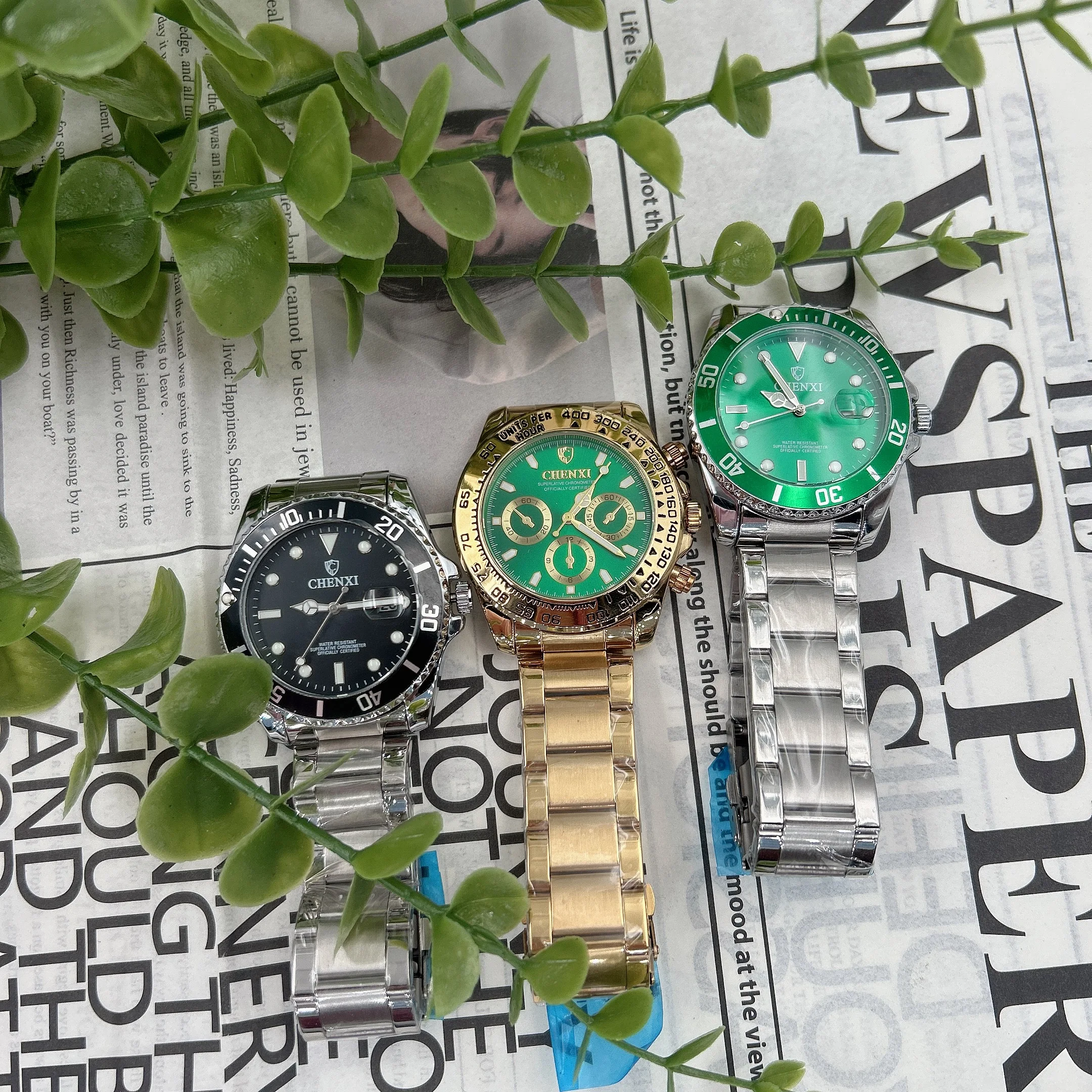 

Men's stainless steel strap multifunctional watch, the ideal gift for men's outdoor leisure sports