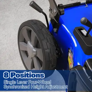 BILT HARD 21吋自走式汽油割草機,201cc四行程OHV發動機,三合一功能(集草、碎草和側排) 10 最佳銷售 自走式割草機 - №3