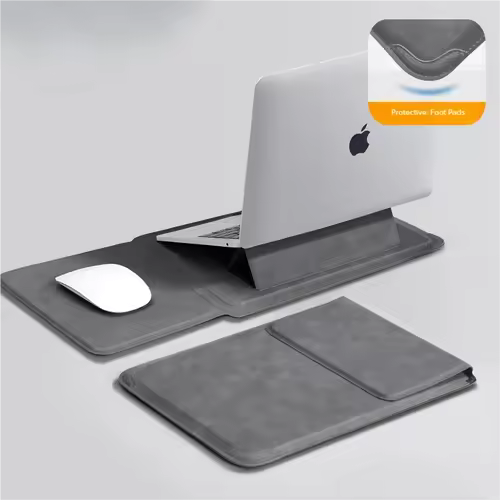 Laptop Sleeve Case 13 14 15 15.6 16Inch For Huawei HP DELL Bag For Macbook Air Pro 13 13.6 M4 Notebook Case with stand Men Women - Image 11