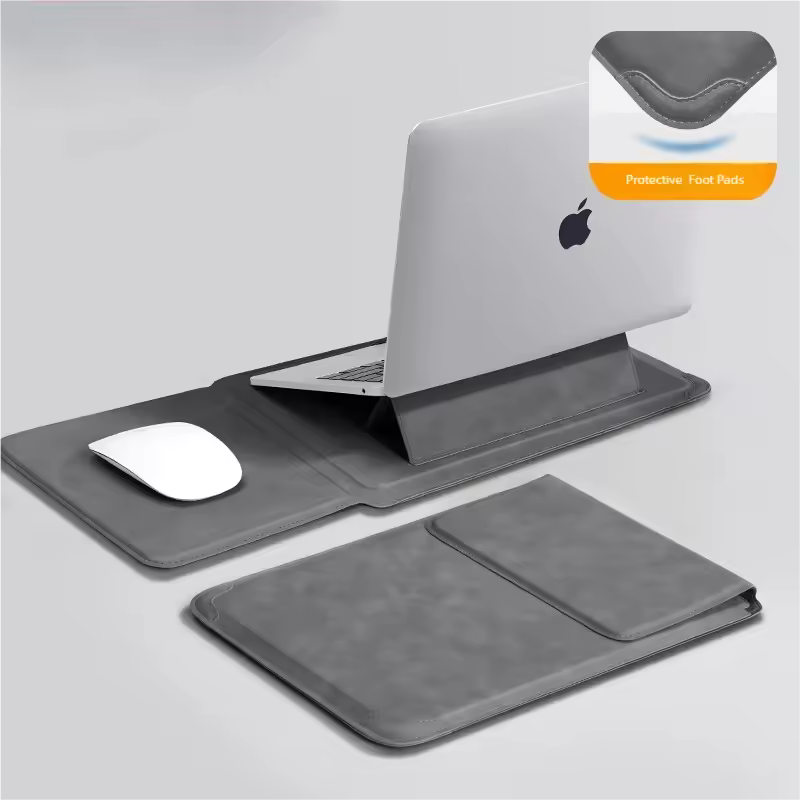 Laptop Sleeve Case 13 14 15 15.6 16Inch For Huawei HP DELL Bag For Macbook Air Pro 13 13.6 M4 Notebook Case with stand Men Women - Image 11