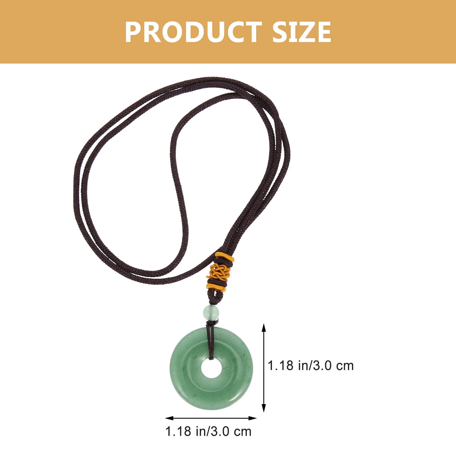 

Natural Stone Necklace Jade Pendant Durable Material Fine Workmanship Relax Meditation Everyday Wear Fashion Jewelry Meaningful