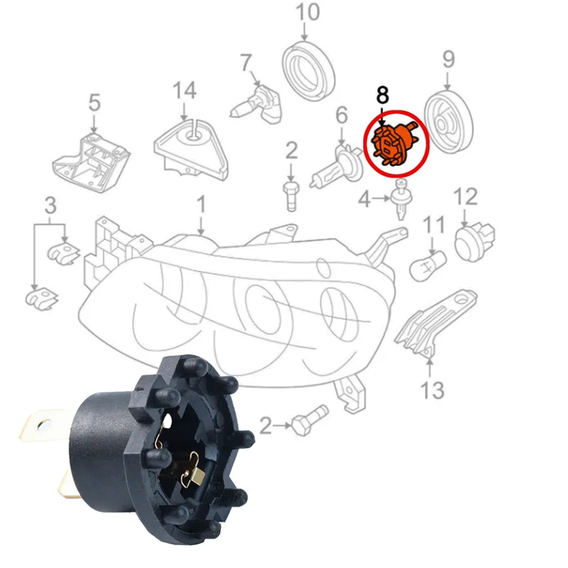 

Надежный-B28V510A3 Галогенная лампа для фар для Kawasaki ER6-F Aprilia SL1000 Falco для Mazda 3 5 323 Галогенная фара H1