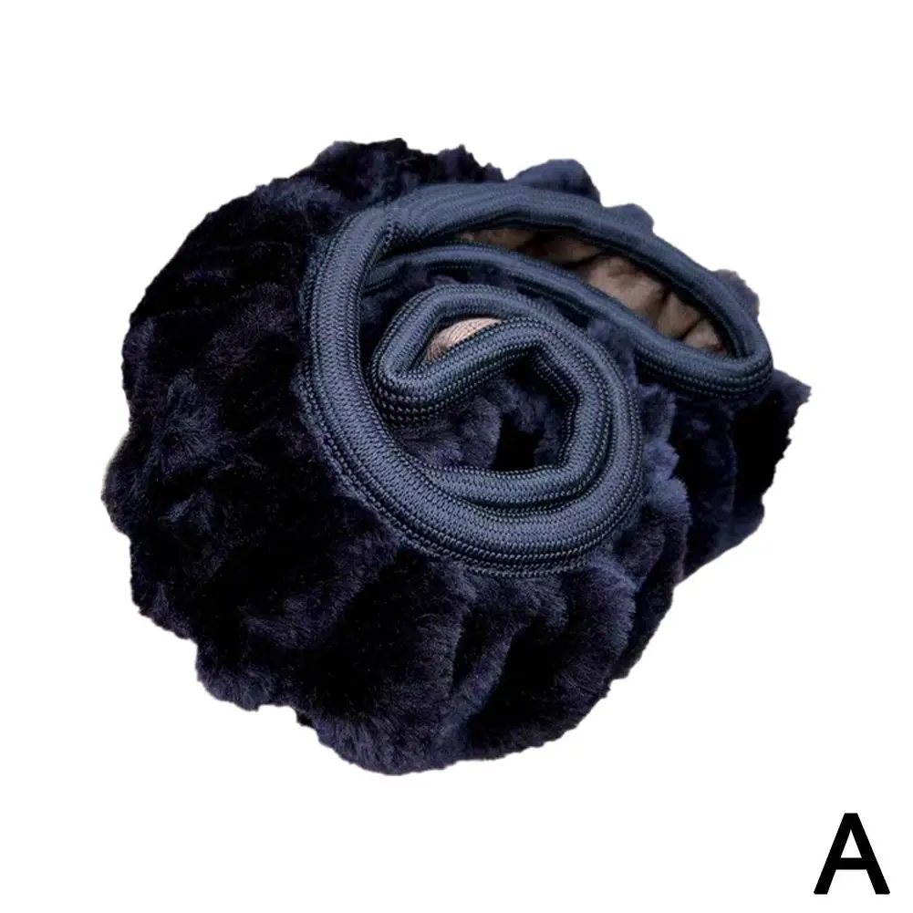 Winter Car Steering Wheel Plush Stretchable Elastic Car Interior Cover Warmth Supplies 38cm Warm Wheel Good Y1O1