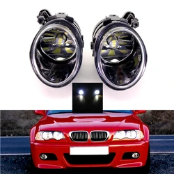 Car Lights For BMW 3 Series E46 M3 Coupe 2000 2001 2002 2003 2004 2005 2006 Car Front LED Fog Light Lamp With 9006 Bulbs