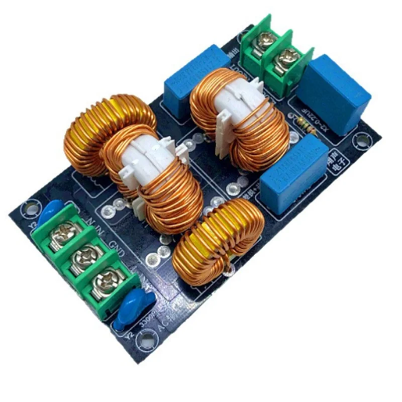 A25P EMI Power Filter For Audio Amplifier Power Supply Filter Board High Current Common Mode Electromagnetic Interference Hifi A