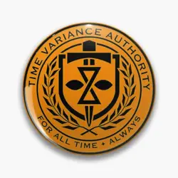 Tva Time Organization logo Pin Buttons Brooches  Jewelry Accessory Customize Brooch Fashion Lapel Badges