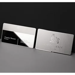 Customized product、2023 Hot Personalized Luxury Gold Stainless Steel VIP Membership Blank Credit Cards Metal Business Cards for